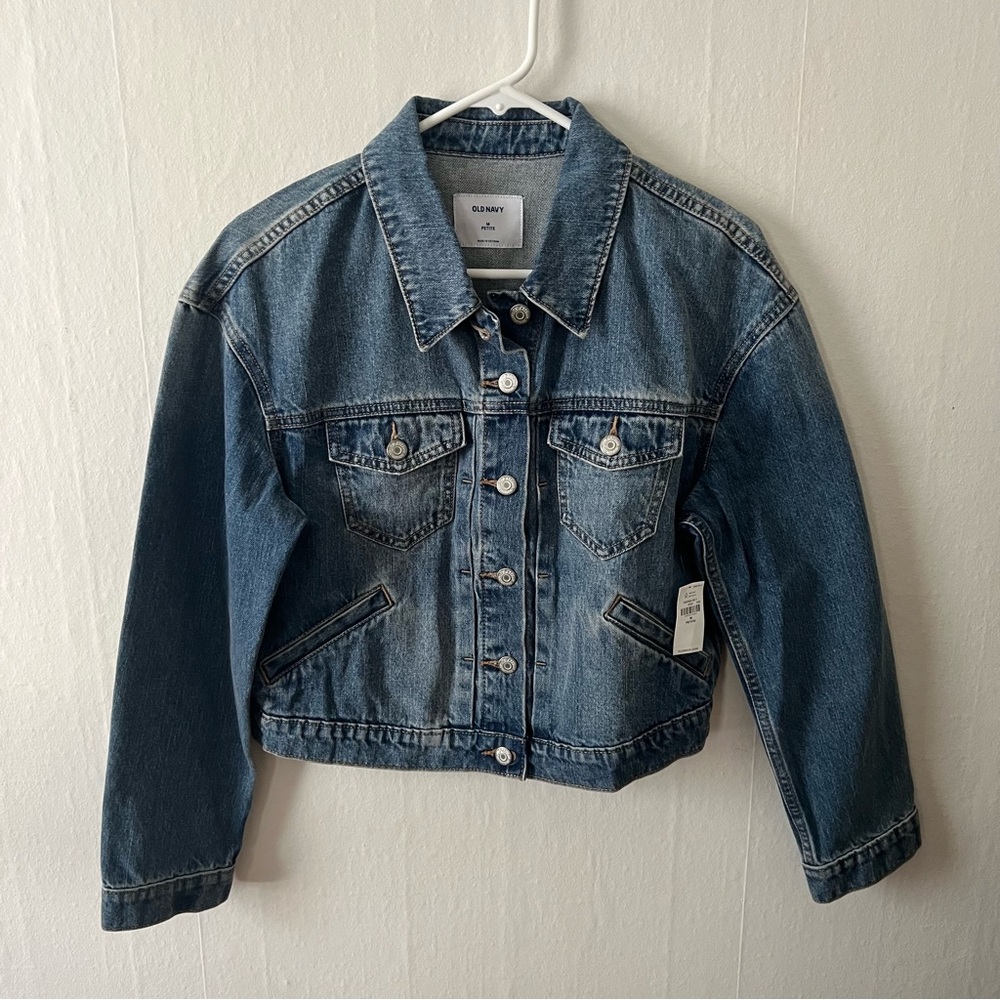 Old Navy Cropped Denim Jacket